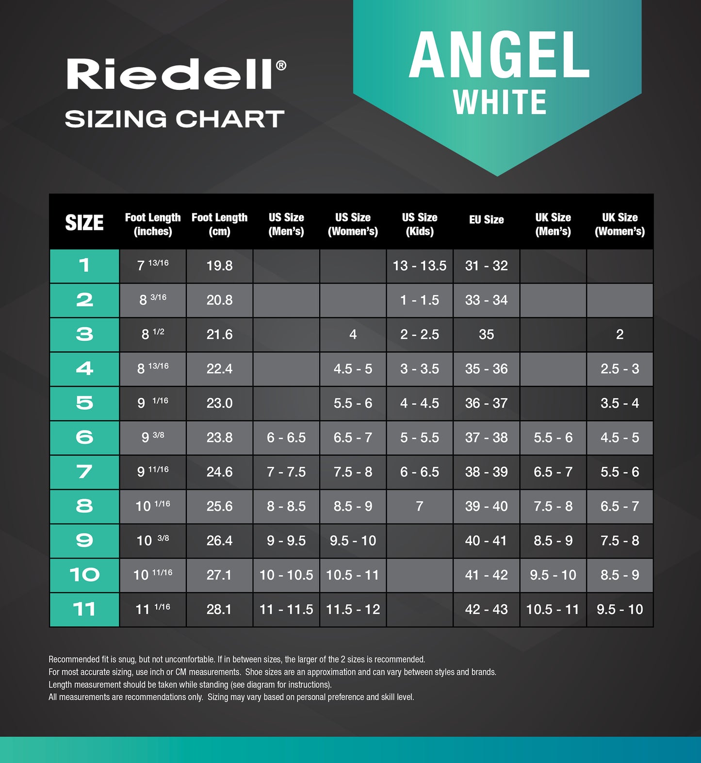 Riedell Angel 111 Skates (White)